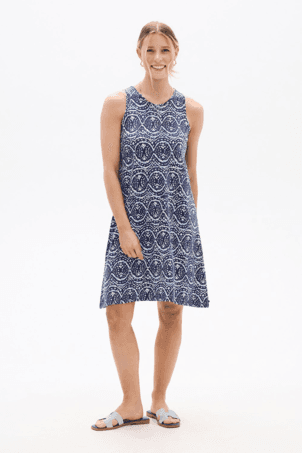 Bella Dress - Soft Ikat