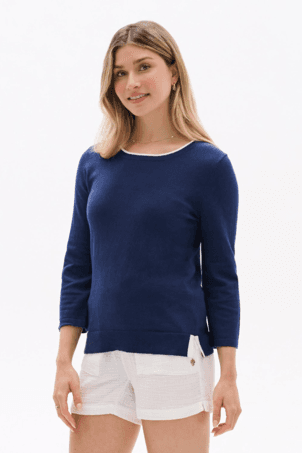 Jasmine 3/4 Sleeve Knit Top