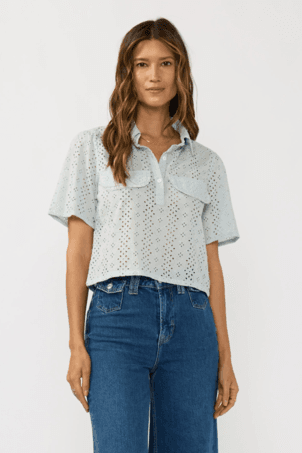 Pepper Eyelet Top